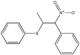 1-Nitro-1-phenyl-2-(phenylthio)propane Struktur