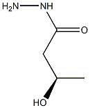 [R,(-)]-3-Hydroxybutyric acid hydrazide Struktur