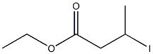 3-ヨードブタン酸エチル 化学構造式