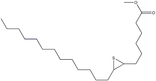 7,8-Epithiohenicosanoic acid methyl ester Structure