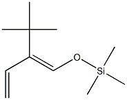 (Z)-2-tert-ブチル-1-(トリメチルシロキシ)-1,3-ブタジエン 化学構造式