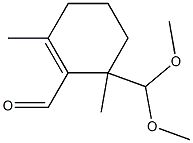 2,6-Dimethyl-6-methoxymethoxymethyl-1-cyclohexene-1-carbaldehyde Structure