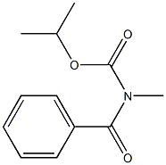 (Methyl)(benzoyl)carbamic acid isopropyl ester Struktur