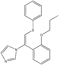 1-[(E)-2-Phenylthio-1-(2-propoxyphenyl)ethenyl]-1H-imidazole