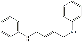 N,N'-ジフェニル-2-ブテン-1,4-ジアミン 化学構造式