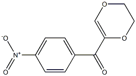 5-(4-Nitrobenzoyl)-2,3-dihydro-1,4-dioxin Struktur