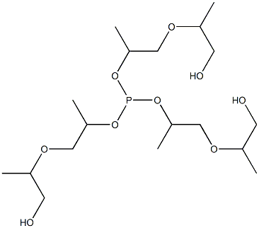 Phosphorous acid tris[2-(1-methyl-2-hydroxyethoxy)-1-methylethyl] ester