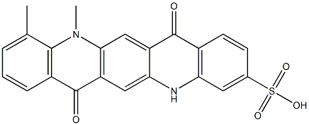  5,7,12,14-Tetrahydro-11,12-dimethyl-7,14-dioxoquino[2,3-b]acridine-3-sulfonic acid