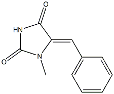 1-Methyl-5-[benzylidene]imidazolidine-2,4-dione Structure