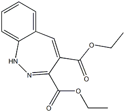 1H-1,2-Benzodiazepine-3,4-dicarboxylic acid diethyl ester Structure