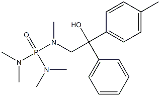 [Methyl[2-hydroxy-2-phenyl-2-(4-methylphenyl)ethyl]amino]bis(dimethylamino)phosphine oxide Struktur