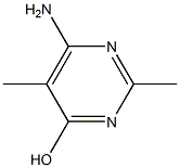 6-Amino-2,5-dimethyl-4-pyrimidinol Struktur
