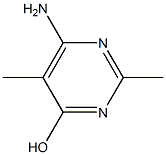 6-Amino-2,5-dimethyl-4-pyrimidinol Structure