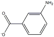 3-Aminobenzoic acidanion,,结构式