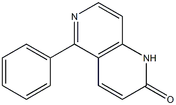 5-Phenyl-1,6-naphthyridin-2(1H)-one Struktur