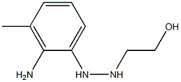 2-[2-(2-Amino-3-methylphenyl)hydrazino]ethanol Struktur