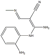 3-(Methylimino)-2-[amino(2-aminoanilino)methylene]propanenitrile