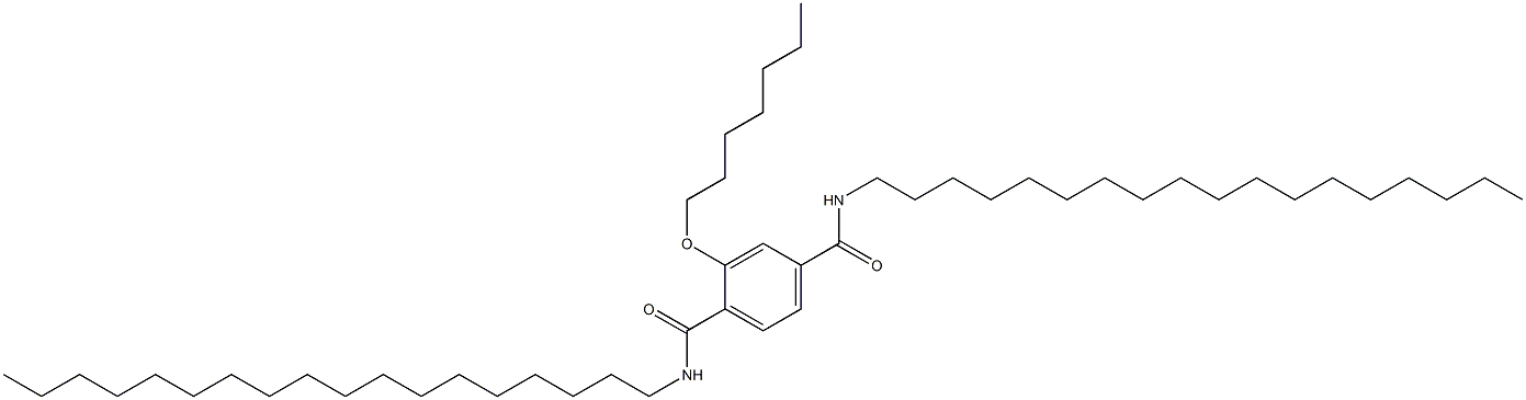 2-(Heptyloxy)-N,N'-dioctadecylterephthalamide,,结构式