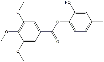 3,4,5-Trimethoxybenzoic acid 2-hydroxy-4-methylphenyl ester