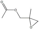 Acetic acid 2-methyloxiranylmethyl ester,,结构式