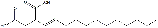 2-(1-Dodecenyl)succinic acid Structure