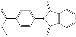 2-(4-(Methoxycarbonyl)phenyl)-2H-isoindole-1,3-dione,,结构式