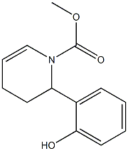 2-(2-Hydroxyphenyl)-1,2,3,4-tetrahydropyridine-1-carboxylic acid methyl ester Struktur