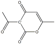 3-Acetyl-2,4-dihydro-2,4-dioxo-6-methyl-3H-pyran-3-ide|