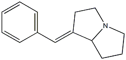 1-Benzylidenehexahydro-1H-pyrrolizine Structure