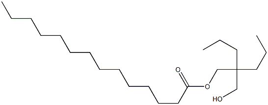 Myristic acid 2-(hydroxymethyl)-2-propylpentyl ester