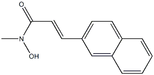  (E)-3-(2-Naphthalenyl)-N-methyl-2-propenehydroxamic acid