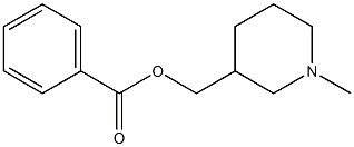 Benzoic acid [(1-methylpiperidin-3-yl)methyl] ester,,结构式