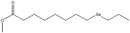 9-Selenadodecanoic acid methyl ester Structure