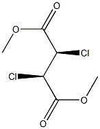 (2R,3R)-2,3-Dichlorosuccinic acid dimethyl ester Structure