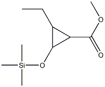  3-Ethyl-2-(trimethylsiloxy)cyclopropanecarboxylic acid methyl ester