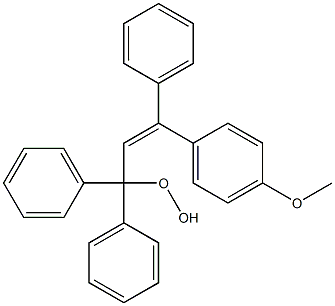  3-(4-Methoxyphenyl)-1,1,3-triphenyl-1-hydroperoxy-2-propene