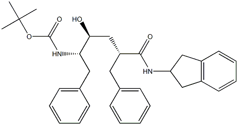 (2R,4S,5S)-2-Benzyl-5-(tert-butyloxycarbonylamino)-N-[(2,3-dihydro-1H-inden)-2-yl]-4-hydroxy-6-phenylhexanamide