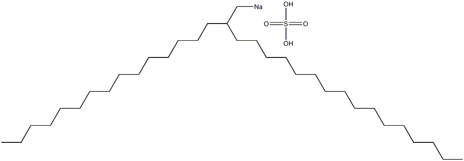 Sulfuric acid 2-pentadecyloctadecyl=sodium salt