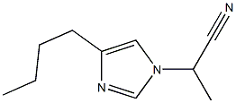 4-Butyl-1-(1-cyanoethyl)-1H-imidazole Struktur