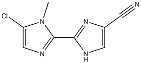 1'-Methyl-5'-chloro-2,2'-bi-1H-imidazole-4-carbonitrile