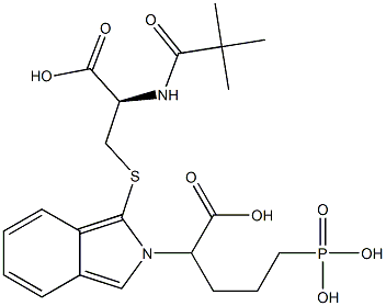 S-[2-(4-Phosphono-1-carboxybutyl)-2H-isoindol-1-yl]-N-pivaloyl-L-cysteine|