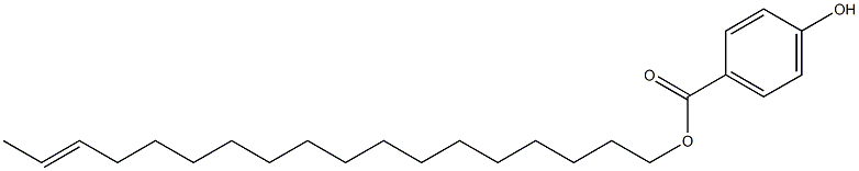 4-Hydroxybenzoic acid 16-octadecenyl ester,,结构式