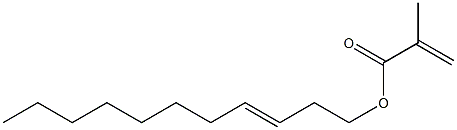 Methacrylic acid (3-undecenyl) ester Structure