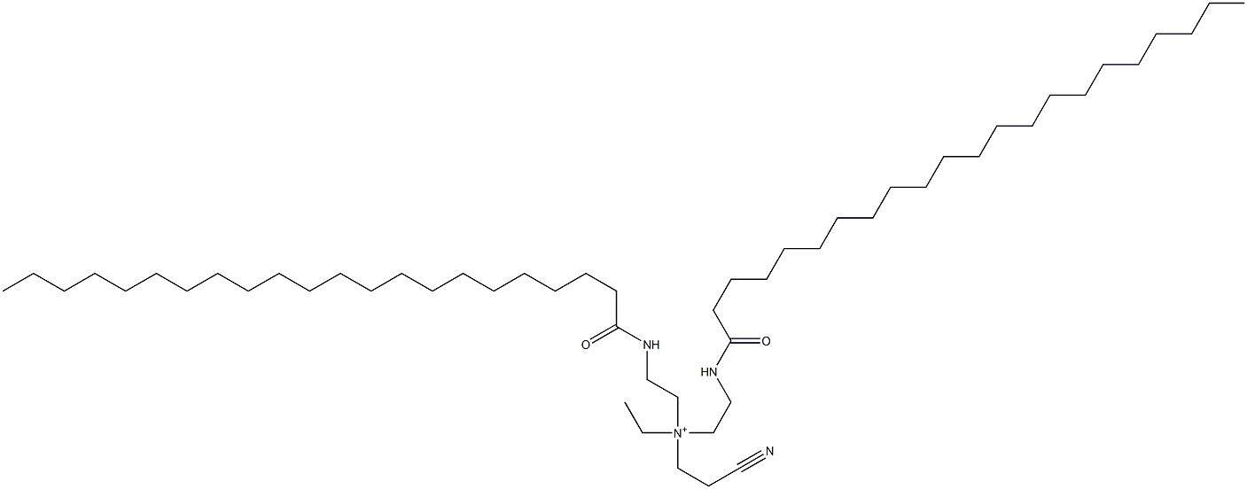 2-Cyano-N-ethyl-N,N-bis[2-[(1-oxodocosyl)amino]ethyl]ethanaminium