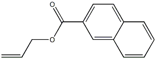 Naphthalene-2-carboxylic acid 2-propenyl ester,,结构式