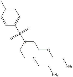 6-(4-Methylphenylsulfonyl)-3,9-dioxa-6-azaundecane-1,11-diamine Struktur