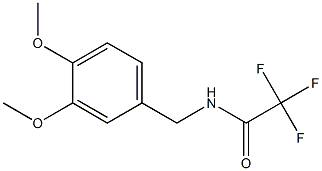 N-(3,4-Dimethoxybenzyl)trifluoroacetamide Structure