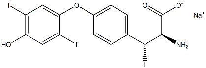 (2R,3R)-2-Amino-3-[4-(4-hydroxy-2,5-diiodophenoxy)phenyl]-3-iodopropanoic acid sodium salt|