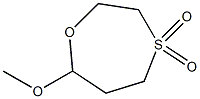 7-Methoxy-1,4-oxathiepane 4,4-dioxide 结构式