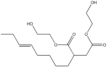 2-(5-Octenyl)succinic acid bis(2-hydroxyethyl) ester Structure